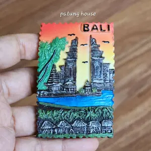 Fridge Magnet Tempelan Kulkas Souvenir Negara Indonesia Bali