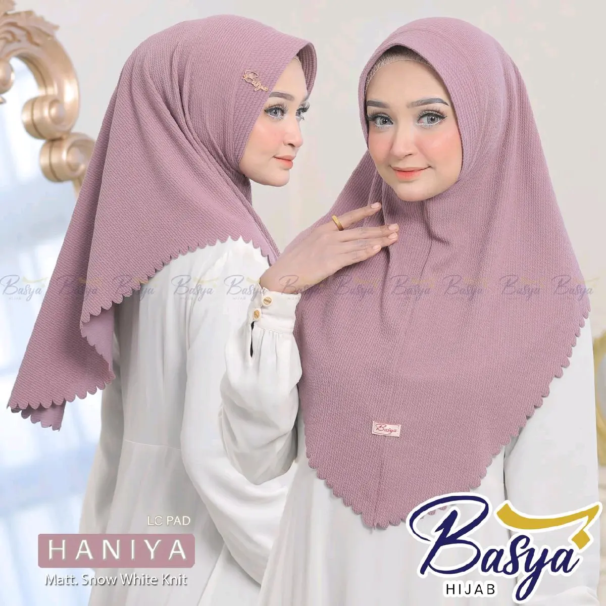 HIJAB PAD KNIT LC• Kerudung Knit Laser Cut• Jilbab Knit Laser Cut• Hijab Knit Instan• Bergo Daily Cantik Muslim Nyaman•Haniya Pad Knit LC