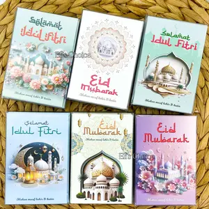 Amplop Lebaran Idul Fitri (isi 50pcs) Amplop Karakter Angpao Lucu