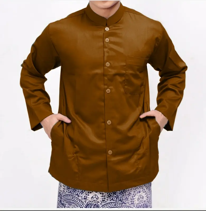 PAKAIAN PERIA DEWASA#BAJU MUSLIM PERIA#KEMEJA PERIA DEWASA#BAJU SUPER BIG SIZE# Katun Koko 3