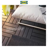 Gambar IKEA RUNNEN Decking Tile Bongkar Pasang Abu-Abu Tua 0.81 m² Isi 9Pcs - Tidak Dirakit dari IKEA Indonesia Kota Administrasi Jakarta Timur 3 Tokopedia