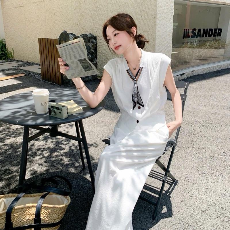 Set Áo Tay Hến Mix Quần Ống Rộng Đũi Mềm "GANA"Tặng Kèm Khăn Lụa Thời Trang Thanh Lịch-Dành Cho Nữ