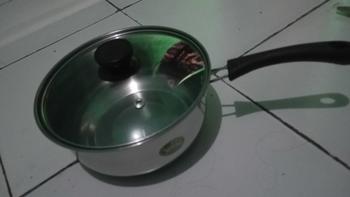Product Review of 1 Pcs Panci Susu Stainless Steel Milk Pot Panci Sup Soup Pot Milk Pot Gagang Multifungsi Uk 20 cm from i**4 0