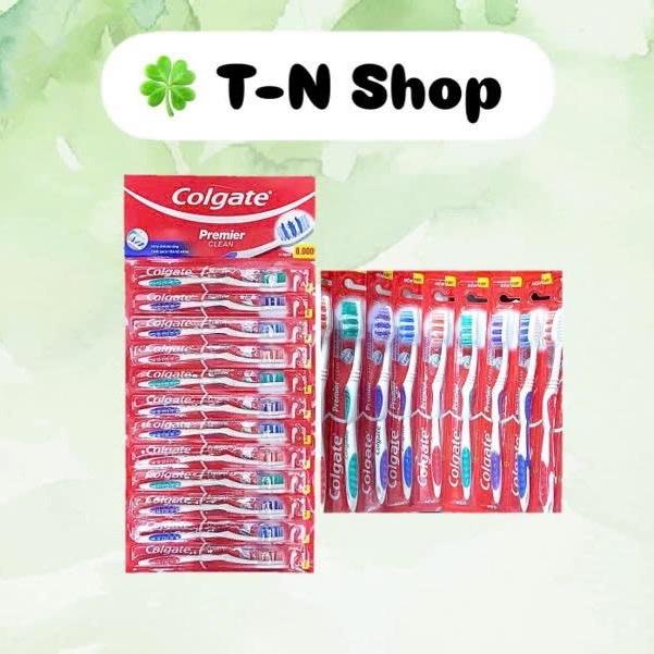  Lốc 12 Cây - Bàn Chải Đánh Răng Colgate Premier Clear 