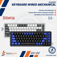 Gambar Gamen Titan X / 10 Mechanical Gaming Keyboard Custom Silver Switch Wired - Hitam dari Starcomp Semarang Kota Semarang 1 Tokopedia
