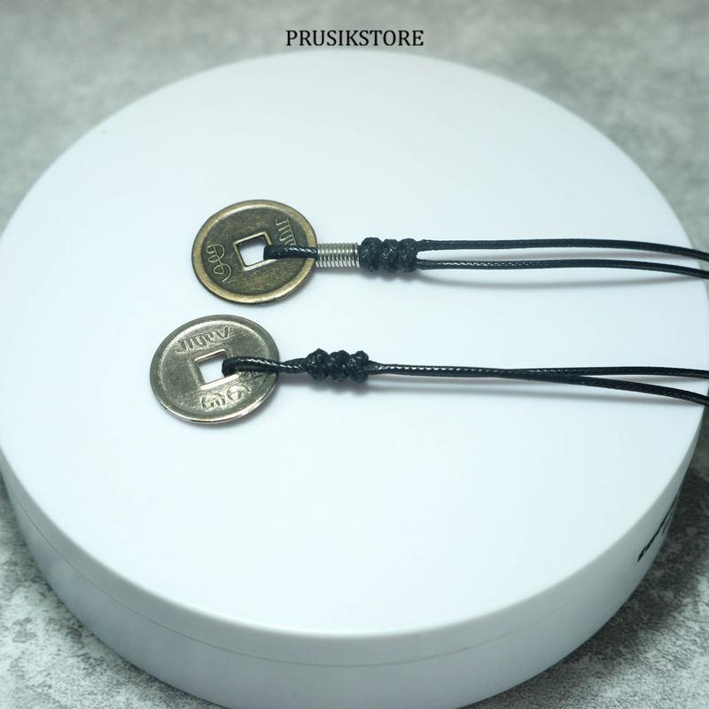 Product Introduction of Kalung Tali Pria Wanita Liontin Koin China Besi Anti Karat 1