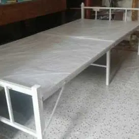RM1- Tempat Tidur Lipat Portabel Ranjang Besi Lipat Folding Bed Portable Kasur Lipat Garansi 5 Tahun Aksesori Konektor dan Baut Khusus untuk Layanan Purna Jual di Toko Hardware