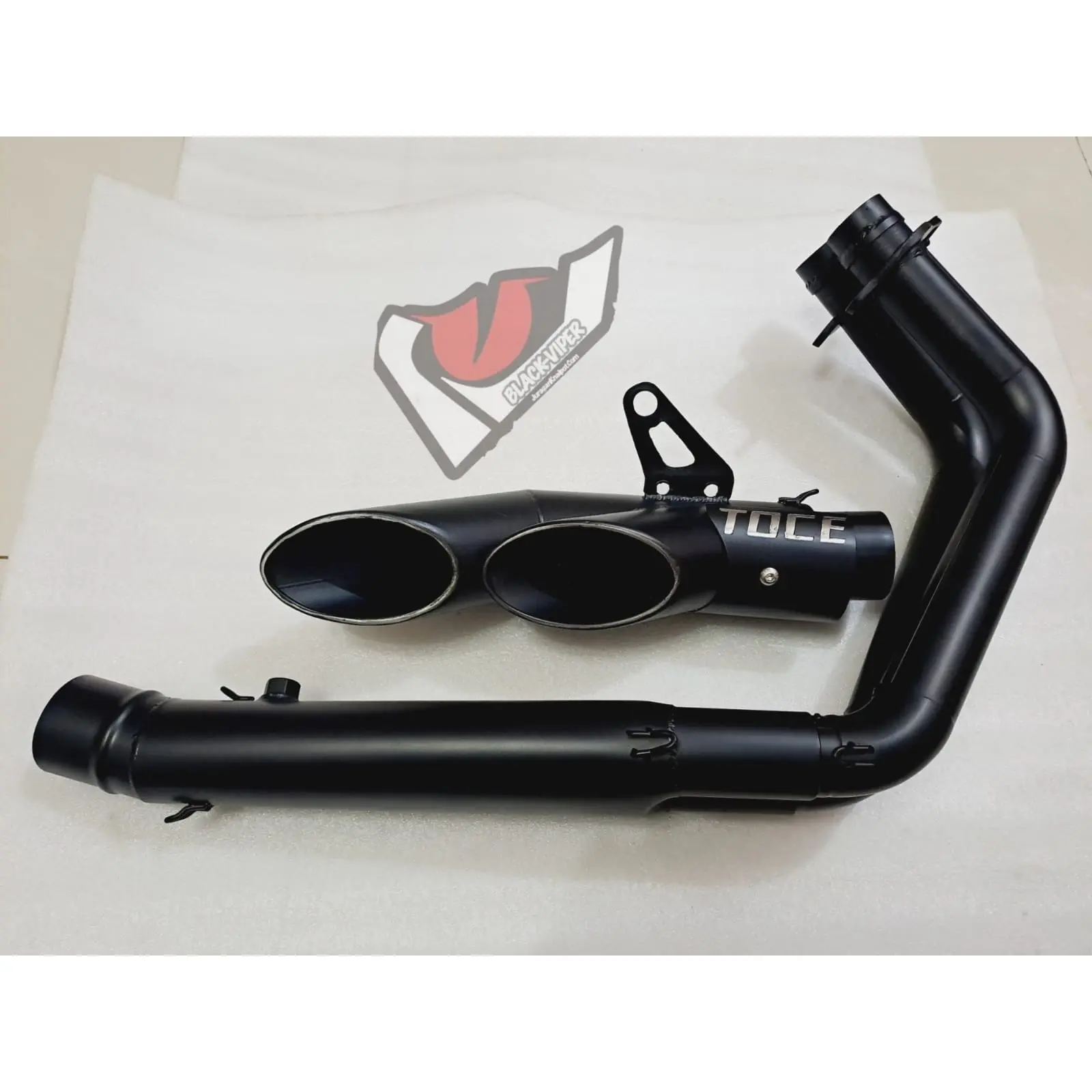 Black Viper Knalpot Fullsystem PNP Kawasaki Vulcan 650 Model Toce Underbelly