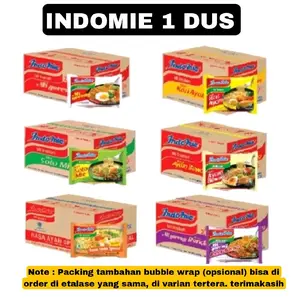 INDOMIE MIE INSTANT 1 DUS (40PCS) Food Noodles - (Tersedia packing tambahan opsional)
