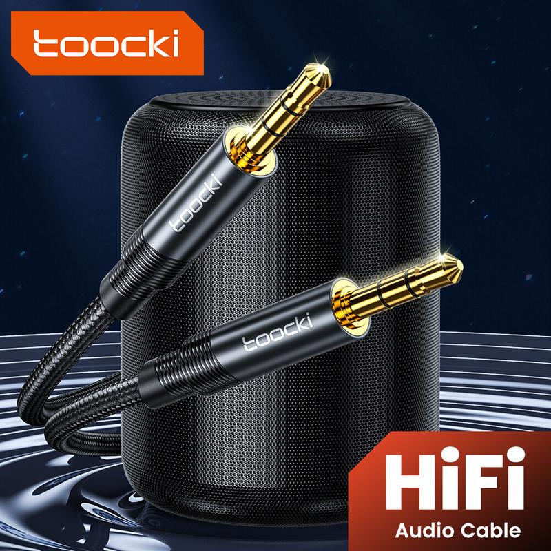 Cáp Aux Âm Thanh Toocki Jack Đực Sang Jack Đực 3.5Mm Dây Aux Cho Tai Nghe Trên Ô Tô Mở Rộng Âm Thanh Dây Loa Thích Hợp Cho Samsung Xiaomi Và Máy Tính Xách Tay 