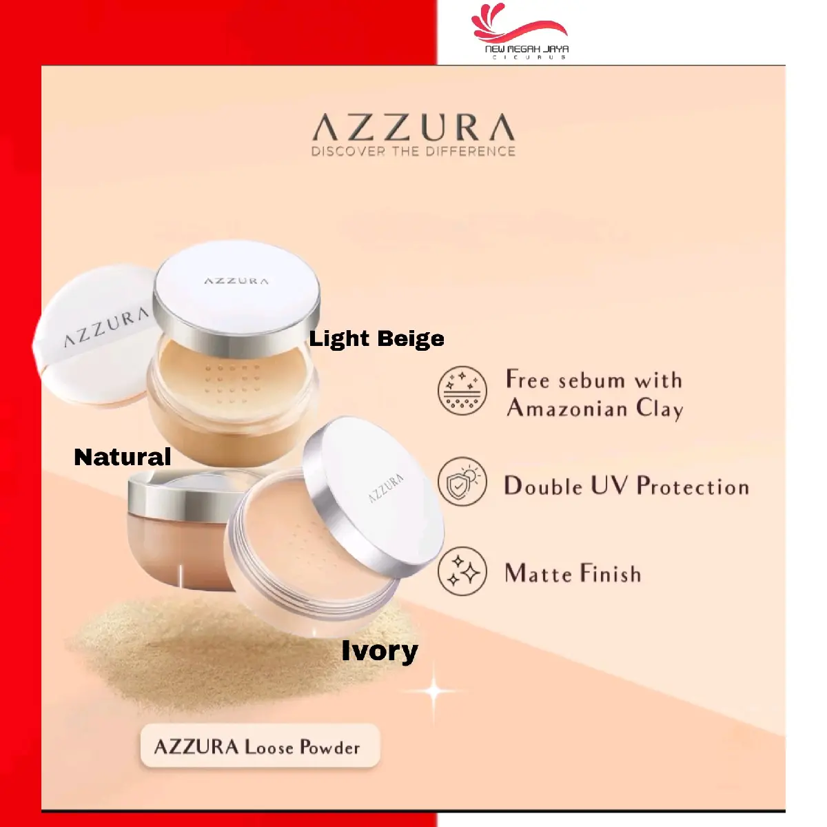 Azzura Fresh Look Loose Powder - Bedak Tabur 30gr