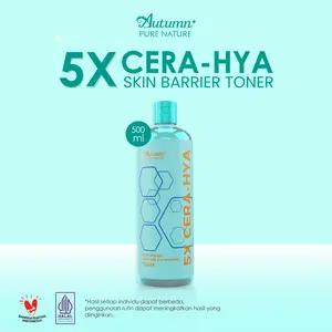 Autumn 5X CERA-HYA  Skin Barrier Moisture & Hydrating Toner 500ml / Ceramide  Tubuh Ceramide Hyaluronic / Kulit Wajah Kering
