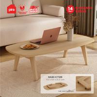 Gambar PIRA -  NABE CT120 Meja Tamu / Meja Makan Lipat Lesehan / Meja Belajar Lipat Lesehan - NABE CT120 PRO OAK dari PIRA Kab. Gresik 1 Tokopedia