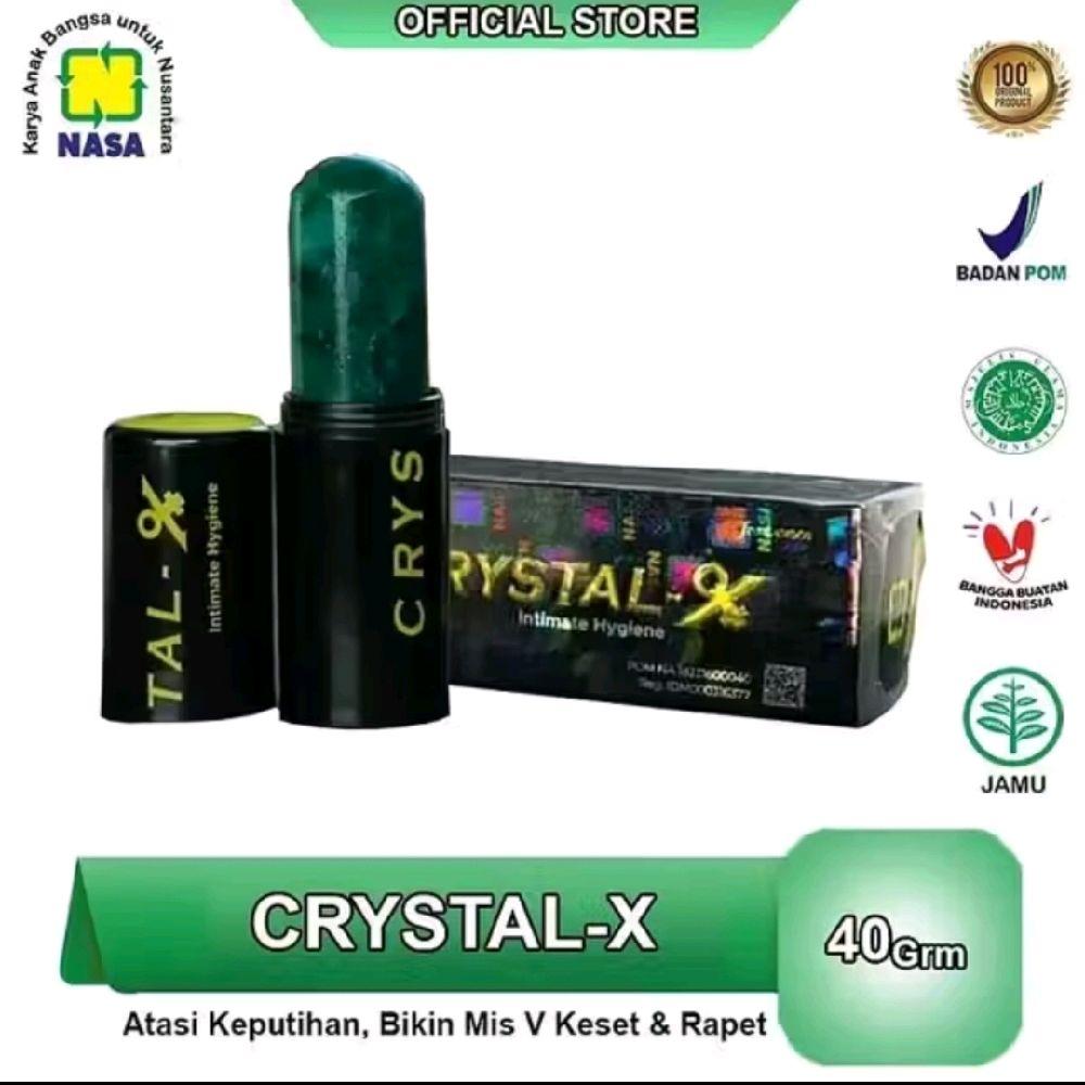 NASA Crystal X NCX Original BPOM 40Grm - Atasi Keputihan Bikin Mis V Keset & Rapet