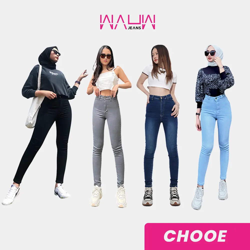WAUW - CHOOE Stretch Soft Jeans Highwaist Cat. 1