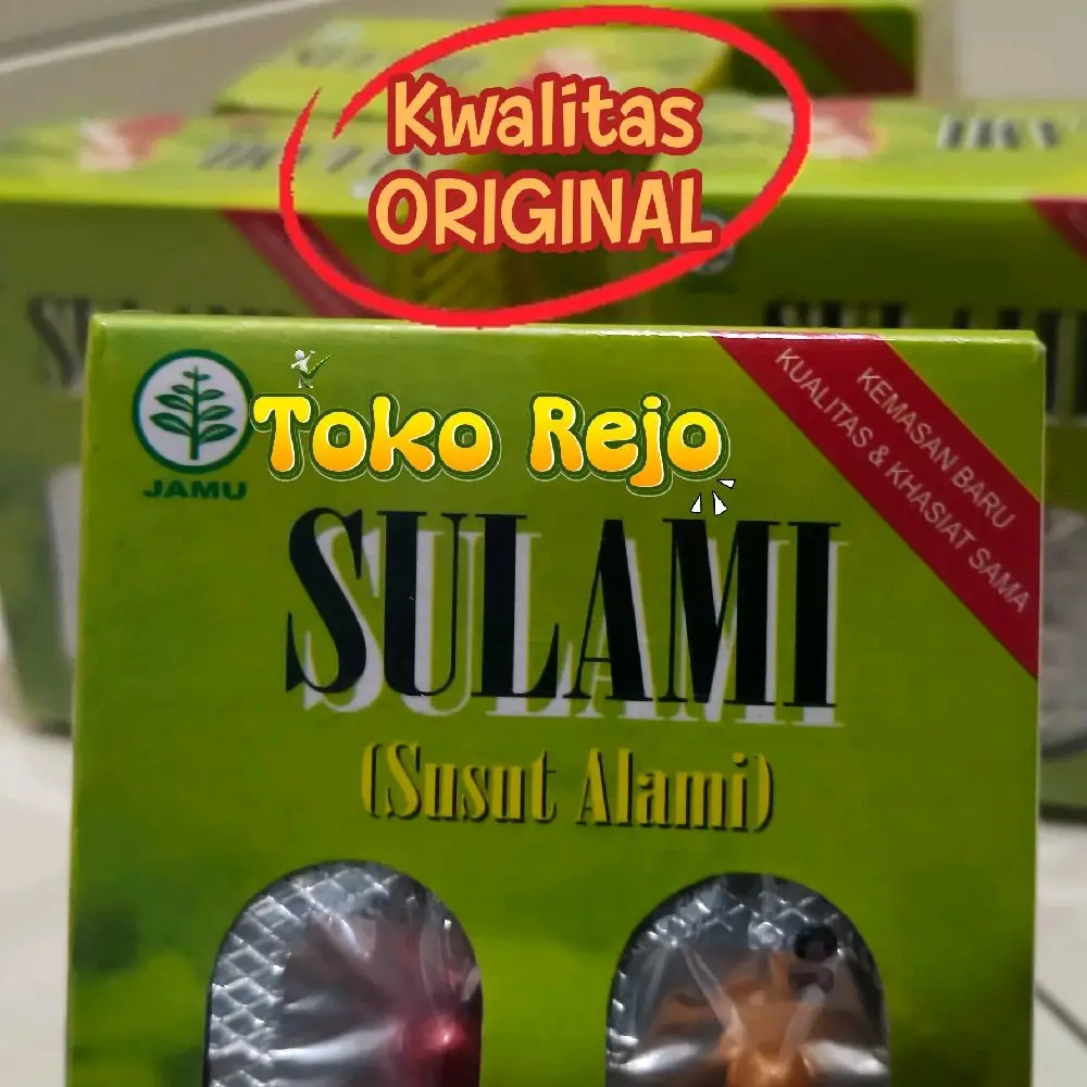 Kwalitas ORIGINAL!!! Jamu kapsul $ulami kemasan KOTAK produk herbalindo