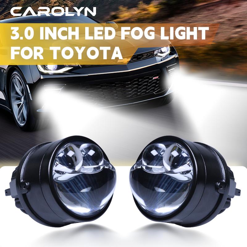 ไฟตัดหมอก LED, 3 นิ้ว, Bi-led, เลนส์เลเซอร์โปรเจคเตอร์, เหมาะสำหรับ H1, Hb3, H8, 9005 และไฟหน้า LED 