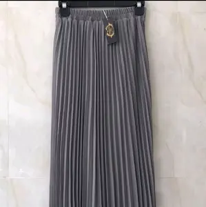 AmertaHijab - Rok Plisket Premium Ceruty Babydoll - Bawahan Wanita Muslim Panjang outfit muslimah