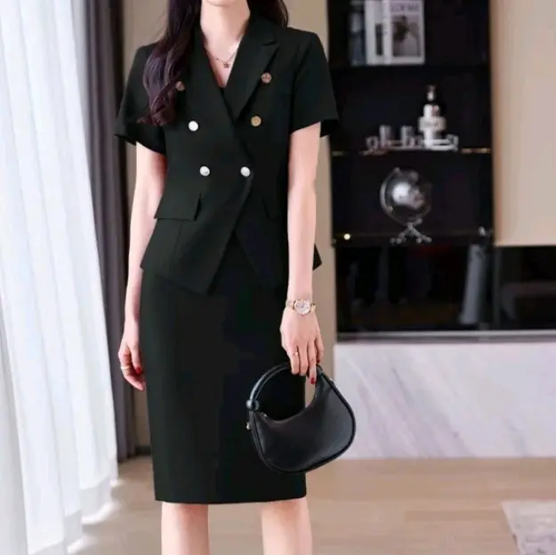Rizqisport76 Setelan Blazer Rok Pendek Terbaru/Setelan Blazer Kerja Kantor Wanita&Set Blazer Kerja 3