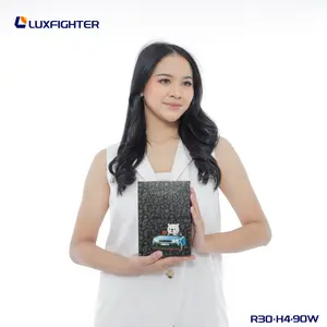 LUXFIGHTER R30 H4 LAMPU LED MOBIL 55WATT 12V-30V HYPER BRIGHT PNP
