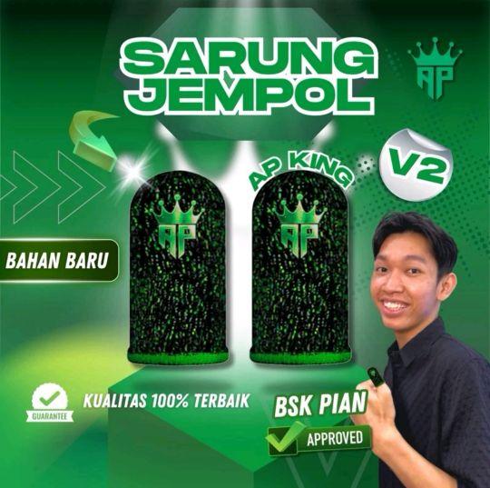 Sarung Jempol AP King V2 X BSK Pian) Aksesoris Gaming Anti Keringat, Logo Reflectif Hologram & Licin Banget Untuk Game Free Fire & Mobile Legends By Andra ST Sarung Jempol AP King V2 X BSK Pian) Aksesoris Gaming Anti Keringat, Logo Reflectif Hologram & Licin Banget Untuk Game Free Fire & Mobile Legends By Andra ST