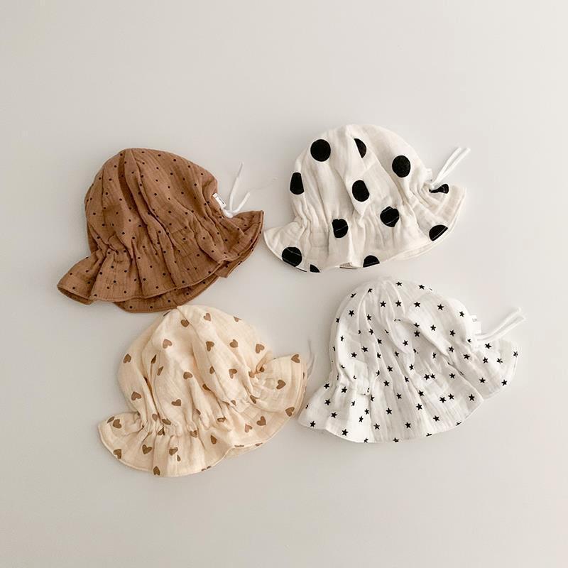 Mũ Che Nắng In Hình Ngôi Sao Gấu Dễ Thương Cho Bé, Mũ Ngư Dân Cotton Mềm Có Thể Điều Chỉnh Cho Trẻ Sơ Sinh, Bé Gái Và Bé Trai, Mũ Du Lịch Thường Ngày, Mũ Xô Cho Trẻ Mới Biết Đi