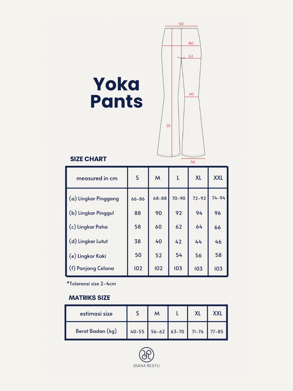 Diana Restu - Yoka Pants | Celana Flared Wanita Diana Restu - Yoka Pants | Celana Flared Wanita