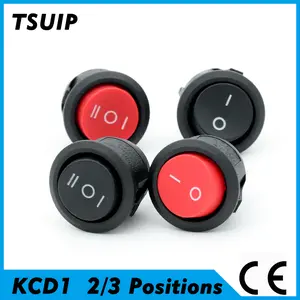 Switch 3 Pin 2 Rocker 220V 220 Transfer Power 230V Dc 5V 12V 24V Small 10A Rocket Black Red Swich Swicht Swith Svitch Way Gear - Black 3 Positions 3pcs