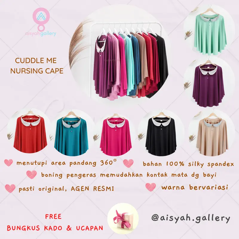 CuddleMe Nursing cape Apron menyusui cuddle me 2