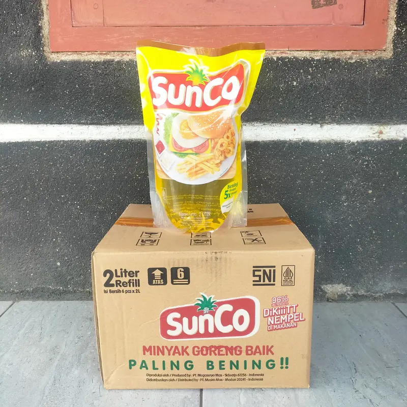 JUAL PALING MURAH!! MINYAK GORENG SUNCO 2Liter X 4 (4PCS) I Minyak kualitas terbaik I GROSIR LARISS 4