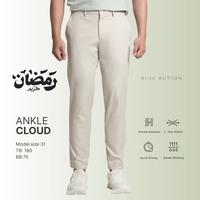 Gambar BLUEBUTTON Trouser Celana Bahan Pria Stretch Celana Ankle Pants Cloud Tidal Foam - Tidal Foam, 30 dari BlueButton Kota Cimahi 1 Tokopedia