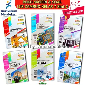 BUKU LKS ZAMRUD PUTRA NUGRAHA KELAS 7 SMP/MTs Semester 2 KURIKULUM MERDEKA