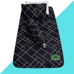 MOZART - Sprei Single 70x200 80x200 90x200 Pajero Black Tinggi 5 10 15 20 25 30cm