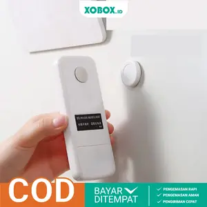 Tempelan Magnet Remote Serbaguna Tempelan Magnetik Untuk Remote Mudah Ditempel HM1058