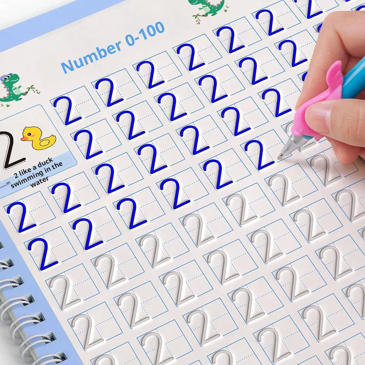 Đồ chơi học Toán Montessori có rãnh cho trẻ từ 3–6 tuổi – Luyện viết số, Học Toán ban đầu, Phát triển tư duy logic, Tập trung và Kỹ năng vận động tinh