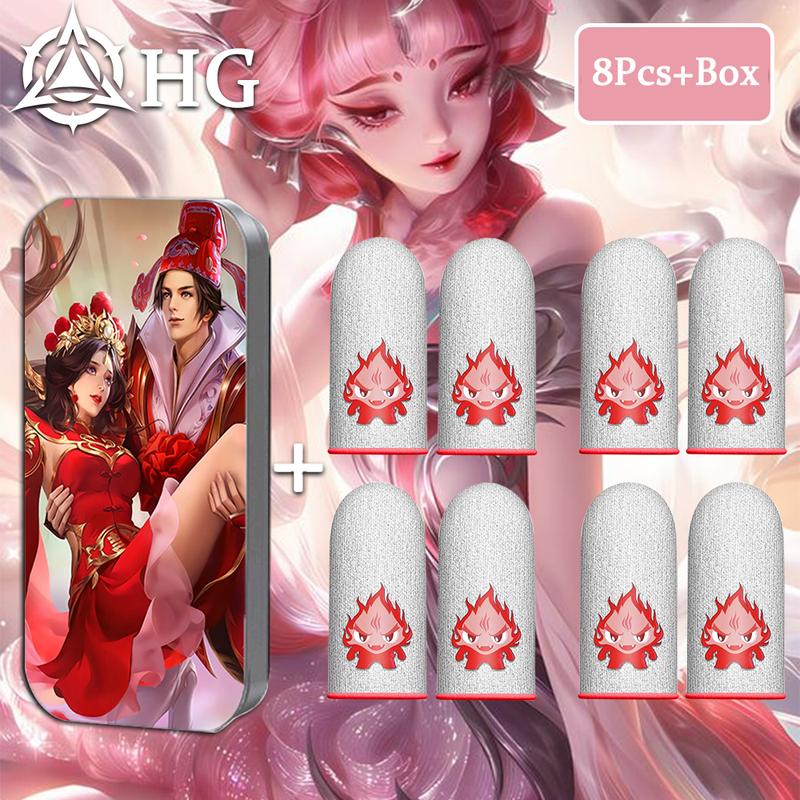 Tay áo trò chơi HG Ghost Fire, đầu ngón tay phát sáng thoáng khí, chống mồ hôi, cũi ngón tay, PUBG , trò chơi di động, màn hình cảm ứng 4
