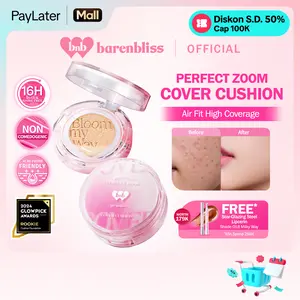 【BEST SELLING】BNB Barenbliss Bloomatte Perfect Zoom Cover Cushion 15g SPF 50+ PA+++ Air-Fit High Coverage | Matte Full Coverage Ringan Tahan Hingga 16 jam Non Comedogenic Kosmetik Wajah Cushion Foundation Skin Tint Concealer bnb official store
