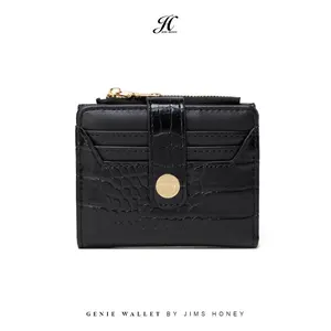 [LIVE EXCLUSIVE] JIMS HONEY - Genie Wallet - Dompet Lipat Mini Kecil Wanita Perempuan Fashion Cewek Kartu Uang Cantik Jimshoney JH kulit Croco