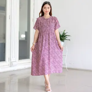 Daster Jumbo Reni Busui Friendly Nyaman dan Adem untuk wanita