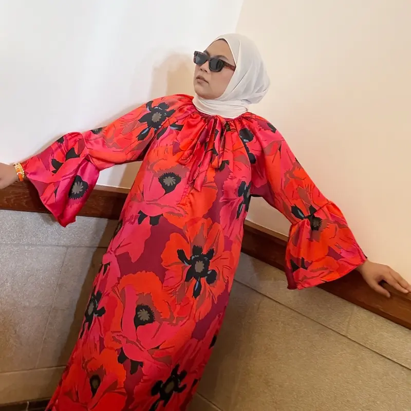 Louisa Print Ribbon Tie Dress