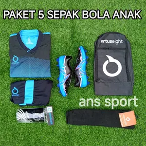 PROMO TERBATAS ! Sepatu Bola Anak Ortuseigh Raiden Grade Original, paket komplit 5 Sepatu bola anak terbaru Outdoor Sport