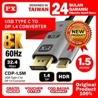 Gambar Kabel USB Type C 3.1 Converter to DP Display Port 1.4 8K PX CDP-1.5M dari PX Official Store Kota Administrasi Jakarta Utara 1 Tokopedia