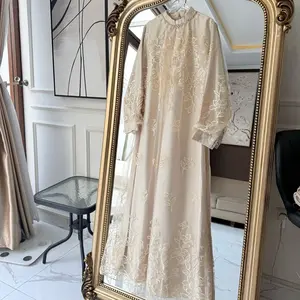 Kanza Motif 5 Dress Silk Tulle  Kondangan Lebaran Wisuda Lamaran Terbaru