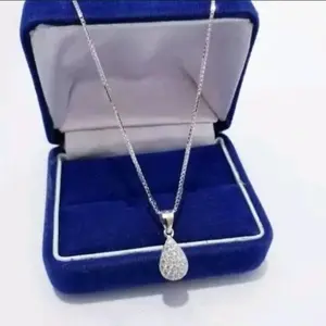 Kalung itali sil titanium free liontin labu perempuan perhiasan Berlian Rantai