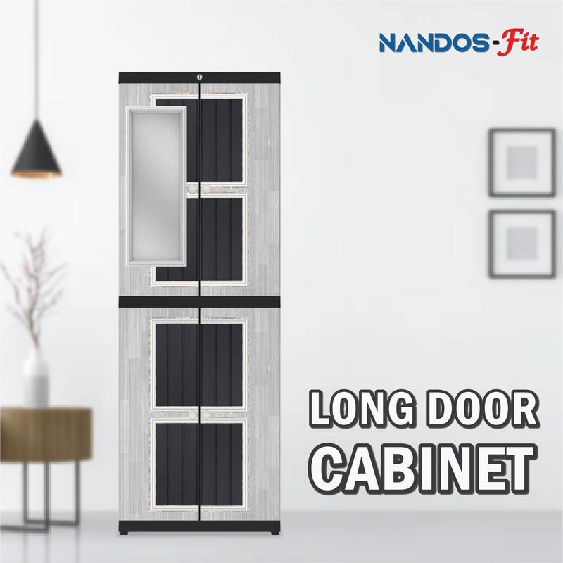 NAIBA - LEMARI NANDOS FIT LEMARI SUSUN LONG DOOR CABINET [NAIBOX] 2