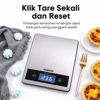 Gambar Samono Timbangan Dapur Digital SW-KS03 Kitchen Scale Stainless LCD Akurasi Tinggi 10Kg - RD dari Ratu dapur Kota Bekasi 3 Tokopedia