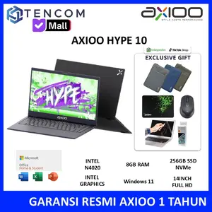 Laptop Axioo Hype 10 N4020 8gb 512gb Windows 11 14 Inch