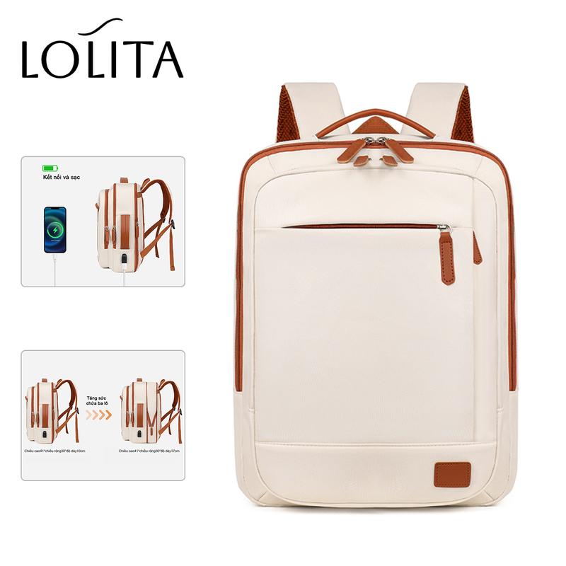  LOLITA balo nữ chống nước balo du lịch nhiều ngăn 25L balo học sinh cấp 2 đi học 16 inch 