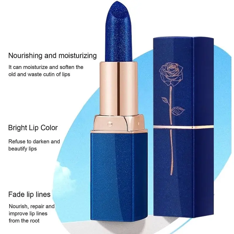 Lipstik YZS Yurizumi Warna blue become pink Tahan Air dan Tahan Lama - Lipstick, Gloss Bibir 2