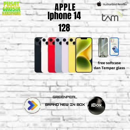 [ PGHP x K ] Apple iphone 14 128gb Resmi Indonesia [IBOX,GDN].